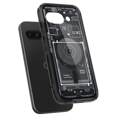 Etui Spigen Ultra Hybrid Mag MagSafe na Google Pixel 9A Zero One - czarne Etui Spigen Ultra Hybrid Mag MagSafe na Google Pixel 9A Zero One - czarne