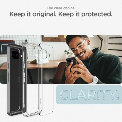 Etui Spigen Ultra Hybrid na Google Pixel 9A - przezroczyste Etui Spigen Ultra Hybrid na Google Pixel 9A - przezroczyste
