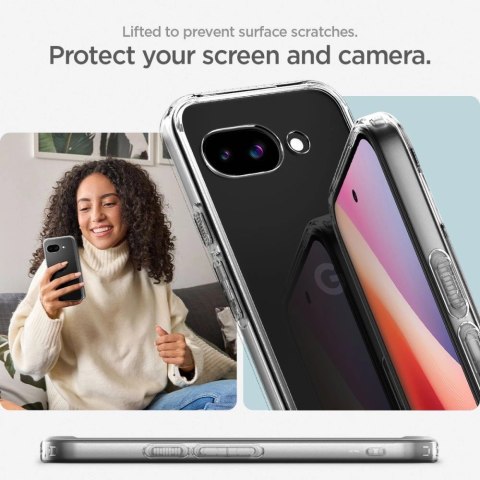Etui Spigen Ultra Hybrid na Google Pixel 9A - przezroczyste Etui Spigen Ultra Hybrid na Google Pixel 9A - przezroczyste
