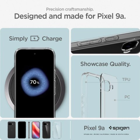 Etui Spigen Ultra Hybrid na Google Pixel 9A - przezroczyste Etui Spigen Ultra Hybrid na Google Pixel 9A - przezroczyste
