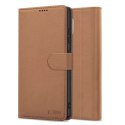 Etui Tech-Protect Wallet na Samsung Galaxy A56 5G - brązowe