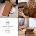Etui Tech-Protect Wallet na Samsung Galaxy A56 5G - brązowe