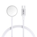 Ładowarka indukcyjna Tech-Protect UltraBoost USB-C do Apple Watch 1m - biała