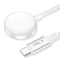 Ładowarka indukcyjna Tech-Protect UltraBoost USB-C do Apple Watch 1m - biała