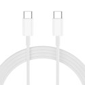 Ładowarka sieciowa Tech-Protect NC20W PD20W USB-C z kablem USB-C - biała