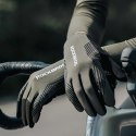 Rękawiczki rowerowe Rockbros wiosna/lato/jesień, pełne, rozmiar: L - czarne