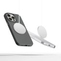 Etui Tech-Protect Silicone PUz MagSafe na iPhone 15 Pro - szare