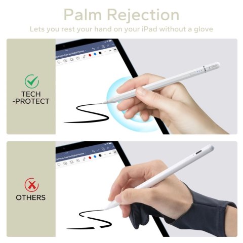 Rysik Tech-Protect Digital Magnetic Stylus Pen 3 magnetyczny do tabletu iPad - biały Rysik Tech-Protect Digital Magnetic Stylus Pen 3 magnetyczny do tabletu iPad - biały