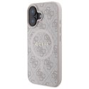 Etui Guess 4G Ring Classic Logo MagSafe na iPhone 16 - różowe