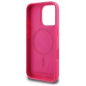Etui Karl Lagerfeld Silicone Choupette Head MagSafe na iPhone 16 Pro - różowe