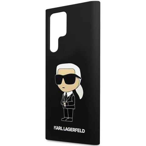 Etui Karl Lagerfeld Silicone Ikonik na Samsung Galaxy S24 Ultra - czarne Etui Karl Lagerfeld Silicone Ikonik na Samsung Galaxy S24 Ultra - czarne
