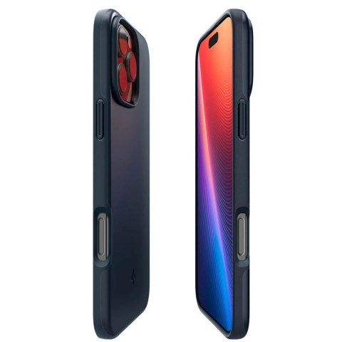Etui Spigen Thin Fit MagSafe do na iPhone 16 Pro Max - ciemnoszare Etui Spigen Thin Fit MagSafe do na iPhone 16 Pro Max - ciemnoszare