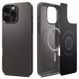 Etui Spigen Thin Fit MagSafe na iPhone 16 Pro - czarne