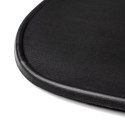 Ergonomiczna podkładka pod mysz i nadgarstek żelowa Eco skóra duża antypoślizgowa - czarna