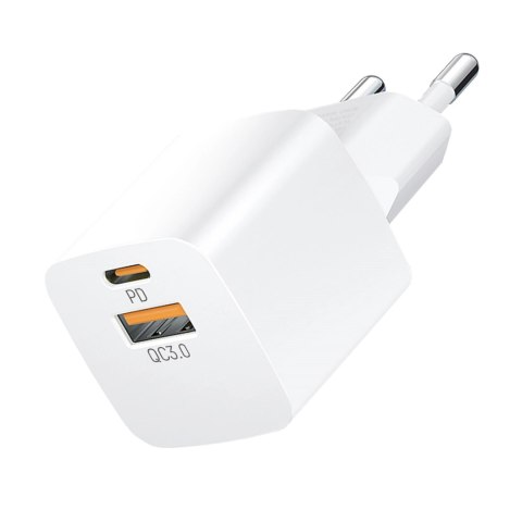 Ładowarka sieciowa Wozinsky CMWCW 20W USB-C / USB-A - biała Ładowarka sieciowa Wozinsky CMWCW 20W USB-C / USB-A - biała