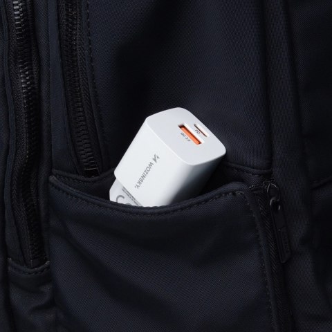 Ładowarka sieciowa Wozinsky CMWCW 20W USB-C / USB-A - biała Ładowarka sieciowa Wozinsky CMWCW 20W USB-C / USB-A - biała