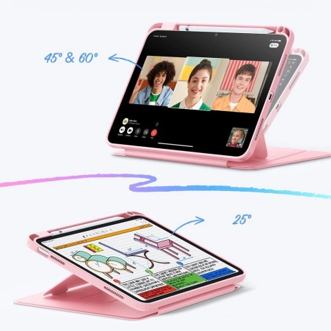 Etui ESR Flip Hybrid na iPad 10.9" 2022 (10 gen.) / 11" 2025 (11 gen.) - różowe Etui ESR Flip Hybrid na iPad 10.9" 2022 (10 gen.) / 11" 2025 (11 gen.) - różowe
