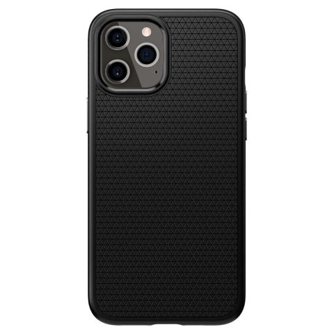 Etui Spigen Liquid Air na iPhone 12 / iPhone 12 Pro - czarny mat Etui Spigen Liquid Air na iPhone 12 / iPhone 12 Pro - czarny mat