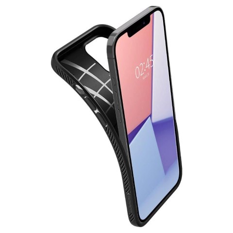 Etui Spigen Liquid Air na iPhone 12 / iPhone 12 Pro - czarny mat Etui Spigen Liquid Air na iPhone 12 / iPhone 12 Pro - czarny mat