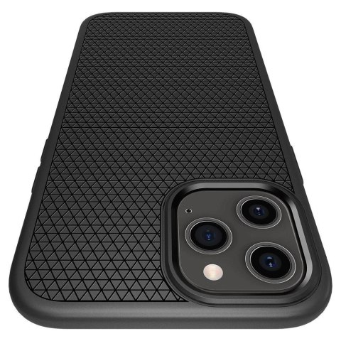 Etui Spigen Liquid Air na iPhone 12 / iPhone 12 Pro - czarny mat Etui Spigen Liquid Air na iPhone 12 / iPhone 12 Pro - czarny mat