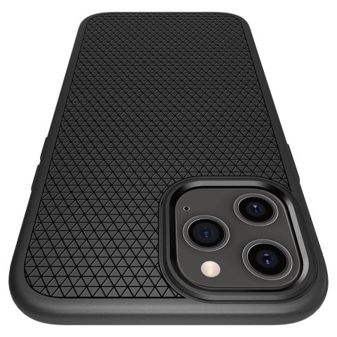 Etui Spigen Liquid Air na iPhone 12 / iPhone 12 Pro - czarny mat Etui Spigen Liquid Air na iPhone 12 / iPhone 12 Pro - czarny mat