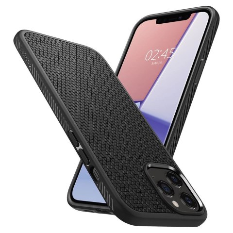 Etui Spigen Liquid Air na iPhone 12 / iPhone 12 Pro - czarny mat Etui Spigen Liquid Air na iPhone 12 / iPhone 12 Pro - czarny mat