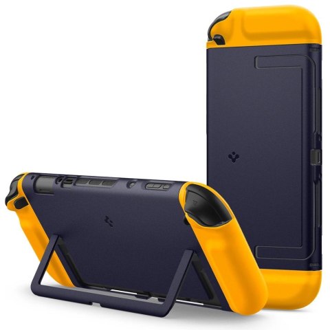 Etui Spigen Nano Pop na Nintendo Switch 2 - granatowo-żółte Etui Spigen Nano Pop na Nintendo Switch 2 - granatowo-żółte