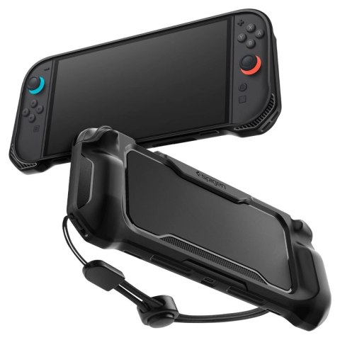 Etui Spigen Rugged Armor na Nintendo Switch 2 - czarny mat Etui Spigen Rugged Armor na Nintendo Switch 2 - czarny mat