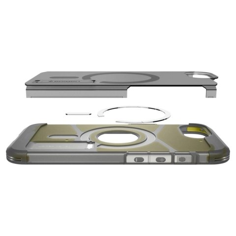 Etui Spigen Tough Armor MagSafe na iPhone 16e - przezroczysto-szare Etui Spigen Tough Armor MagSafe na iPhone 16e - przezroczysto-szare