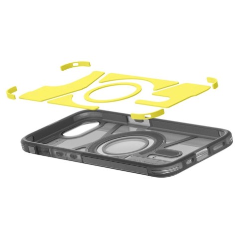 Etui Spigen Tough Armor MagSafe na iPhone 16e - przezroczysto-szare Etui Spigen Tough Armor MagSafe na iPhone 16e - przezroczysto-szare
