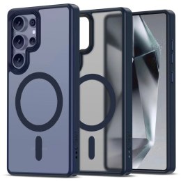 Etui Tech-Protect MagMat MagSafe na Samsung Galaxy S25 Ultra - przezroczysto-niebieskie