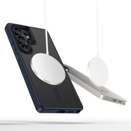 Etui Tech-Protect MagMat MagSafe na Samsung Galaxy S25 Ultra - przezroczysto-niebieskie