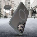 Etui Tech-Protect MagMat MagSafe na Samsung Galaxy S25 Ultra - przezroczysto-szare