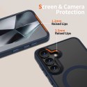 Etui Tech-Protect MagMat MagSafe na Samsung Galaxy S25 - przezroczysto-niebieskie
