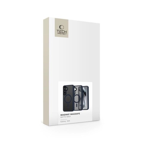 Etui Tech-Protect MagMat MagSafe na Samsung Galaxy S25 - przezroczysto-niebieskie Etui Tech-Protect MagMat MagSafe na Samsung Galaxy S25 - przezroczysto-niebieskie