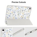 Etui Tech-Protect SC Pen na iPad 10.9" 2022 (10 gen.) / 11" 2025 (11 gen.) - stokrotki z liśćmi