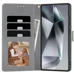 Etui Tech-Protect Wallet na Samsung Galaxy A26 5G - stokrotki z liśćmi
