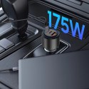 Ładowarka samochodowa CC04 3-porty PD175W - czarna