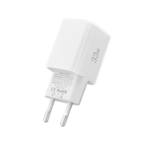 Ładowarka sieciowa Tech-Protect NCM33W 2-porty PD33W/QC3.0 - biała Ładowarka sieciowa Tech-Protect NCM33W 2-porty PD33W/QC3.0 - biała