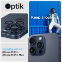 Osłona aparatu Spigen Optik.tR EZ Fit Camera Protector na iPhone 14 Pro / Pro Max / 15 Pro / Pro Max - tytan błękitny 2 szt.