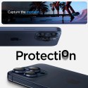 Osłona aparatu Spigen Optik.tR EZ Fit Camera Protector na iPhone 14 Pro / Pro Max / 15 Pro / Pro Max - tytan błękitny 2 szt.