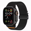 Pasek Tech-Protect Nylon Clasp na Apple Watch 44 / 45 / 46 / 49 mm - czarne