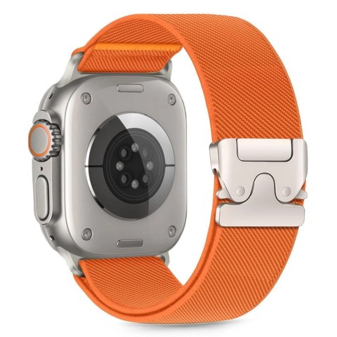 Pasek Tech-Protect Nylon Clasp na Apple Watch 44 / 45 / 46 / 49 mm - pomarańczowy Pasek Tech-Protect Nylon Clasp na Apple Watch 44 / 45 / 46 / 49 mm - pomarańczowy