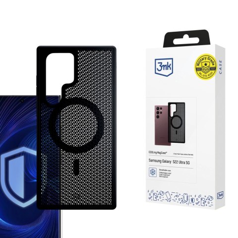 Etui 3mk COOLing MagCasena Samsung Galaxy S22 Ultra 5G - czarne Etui 3mk COOLing MagCasena Samsung Galaxy S22 Ultra 5G - czarne