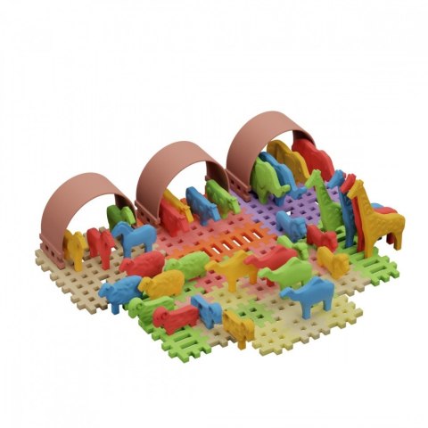 Klocki Waffle Mini - Zwierzęta 62 elementy Klocki Waffle Mini - Zwierzęta 62 elementy