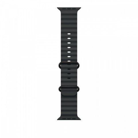 Pasek Ocean w kolorze czarnym do koperty 49 mm - elementy z tytanu w kolorze czarnym Pasek Ocean w kolorze czarnym do koperty 49 mm - elementy z tytanu w kolorze czarnym