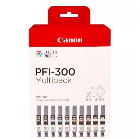 Multipack PFI-300 MBK/PBK/C/M/Y/PC/PM/R/GY/CO