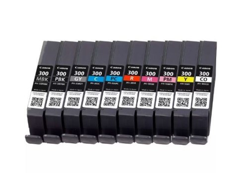 Multipack PFI-300 MBK/PBK/C/M/Y/PC/PM/R/GY/CO Multipack PFI-300 MBK/PBK/C/M/Y/PC/PM/R/GY/CO