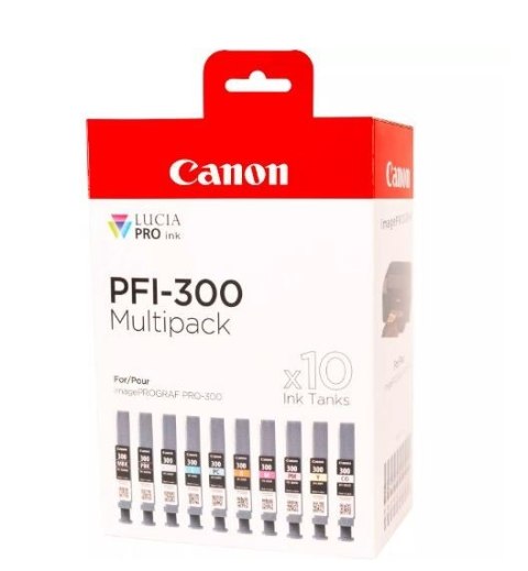 Multipack PFI-300 MBK/PBK/C/M/Y/PC/PM/R/GY/CO Multipack PFI-300 MBK/PBK/C/M/Y/PC/PM/R/GY/CO
