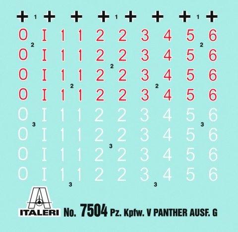 ITALERI Pz. Kpfw. V Panther Ausf. G ITALERI Pz. Kpfw. V Panther Ausf. G